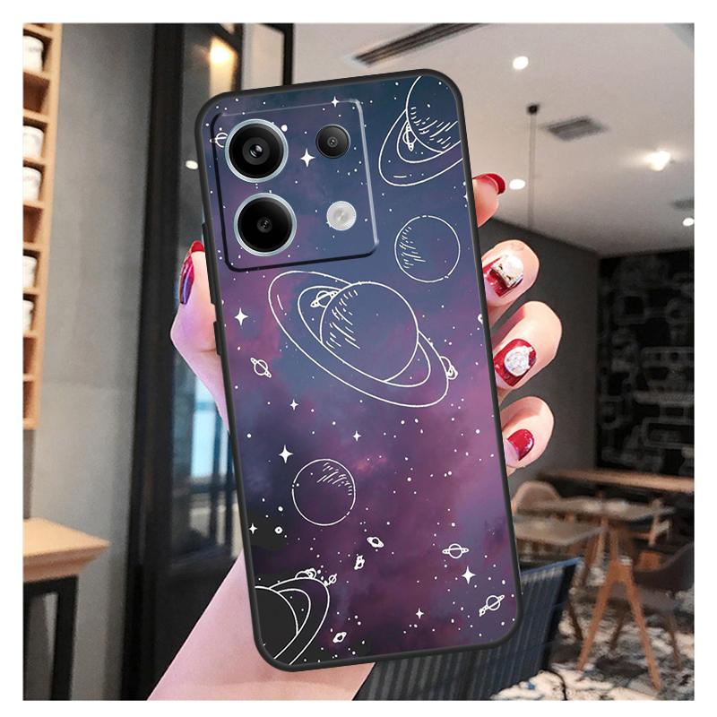 Aesthetic Planet Case For Xiaomi Redmi Note 13 Pro 12 11 9 10 12S 11S 10S 9S Redmi 13 12 10C 12C 13C Cover