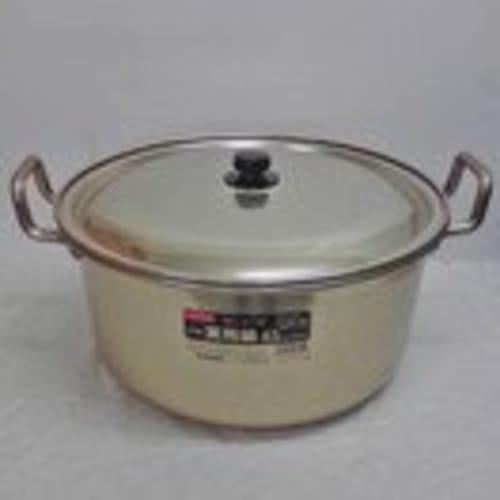 Akao Aluminum Practical Pot, 45cm, Aluminum (Oxalic Acid Anodized), Japan, AZT04045