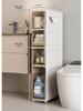 Ultra-Narrow Multi-Layer Crevice Storage Cabinet for Bathroom or Kitchen