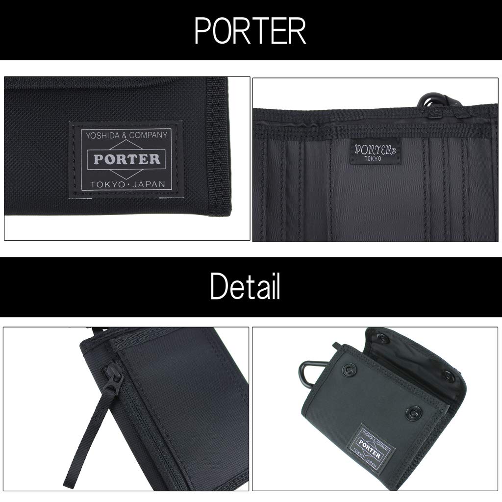 COMPART Wallet Wallet [PORTER] Tri-fold 538-16171 Black/10