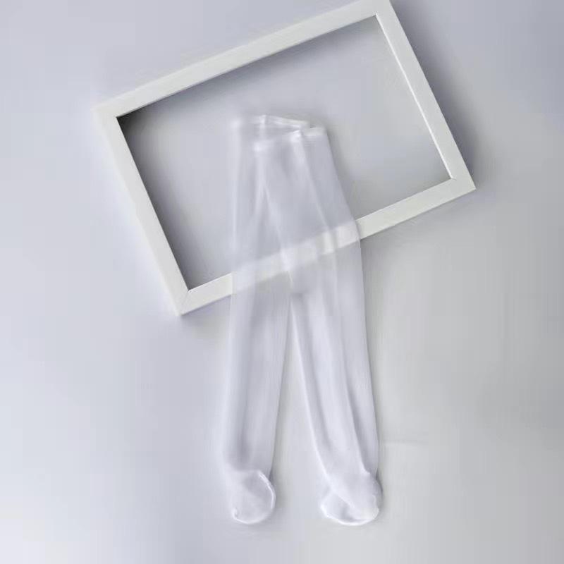 

Summer Ultra-Thin Korean Style Seamless Thigh-High Socks, Flesh Color, Anti-Snag Mid-Calf Stockings for Women One Size