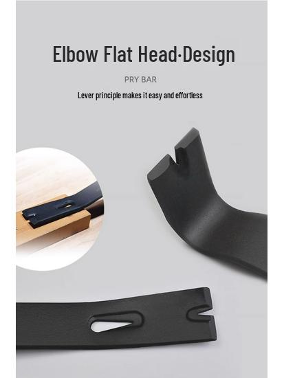 Specjalny stalowy łom do gwoździ Tuowei - Płaski ściągacz do gwoździ do stolarstwa