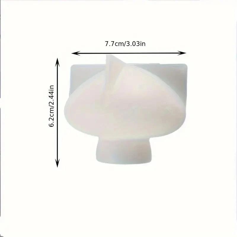 A Top Quality Mushroom Shape Silicone Mold for Handmade Candle Plaster Soap Epoxy Resin Chocolate Decoration Gypsum Ice DIY