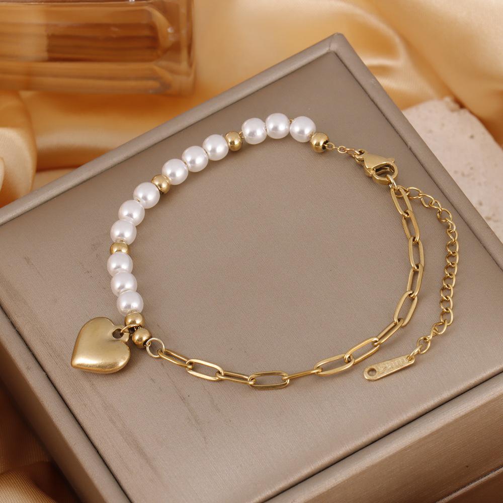 18K Gold Plated Titanium Steel Bracelet - Colorfast, Stylish, and Versatile Stainless Steel Jewelry