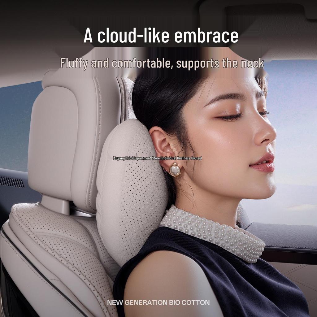 Car Headrest & Lumbar Support Pillow for Mercedes-Benz, BMW, Maybach
