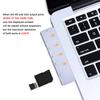 Gray Fast Transmission Type C Adapter For Multi-device Compatibility 4K Laptop Hub Accessories