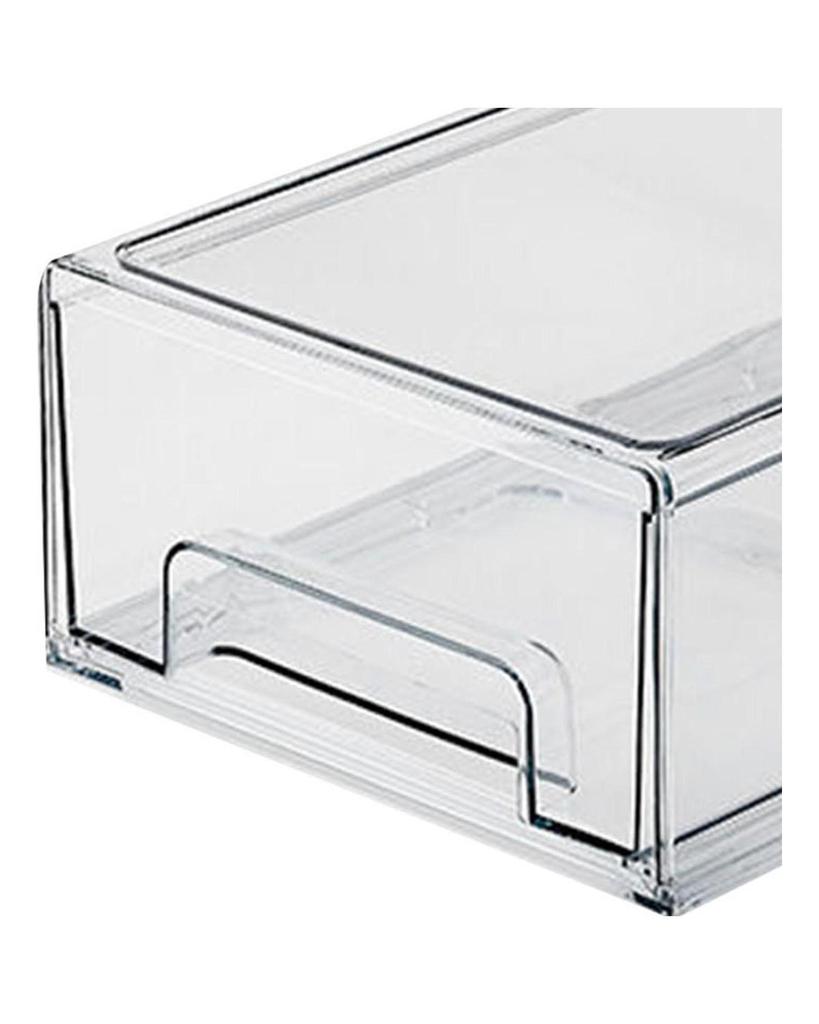 Acryl Schreibtisch Organizer Schublade Große Kapazität Rechteckig Geformt Transparent Desktop Storage Box für