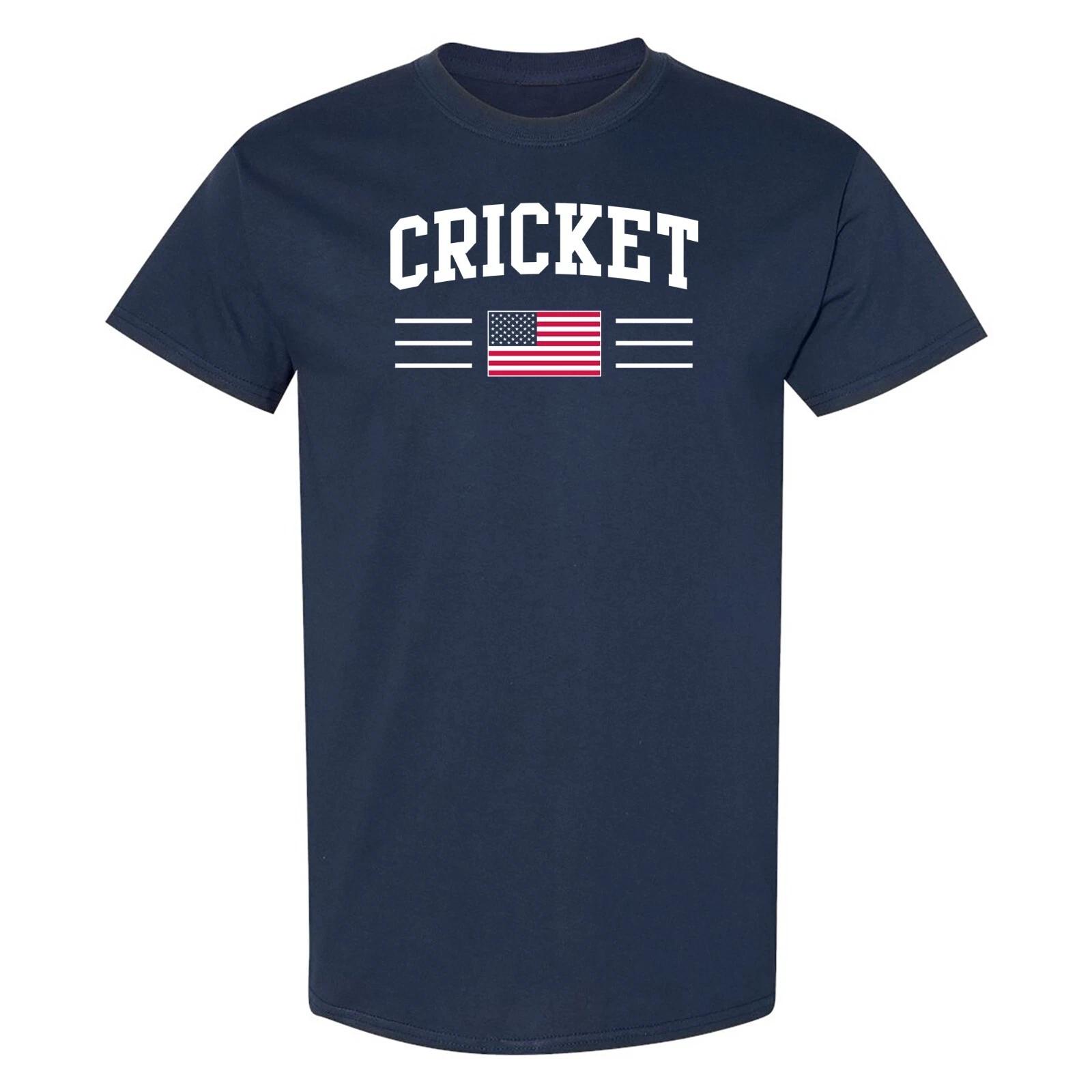 USA Cricket Arch T-Shirt - Navy S