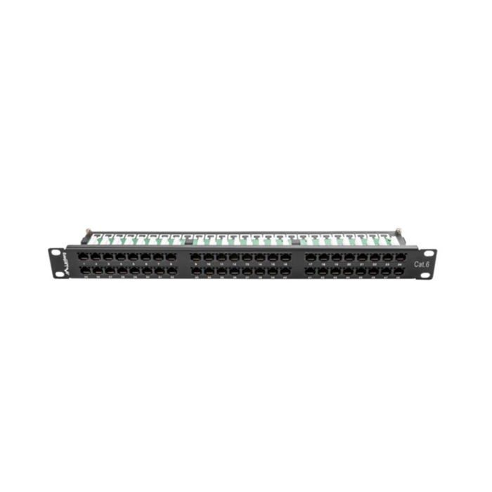 Panneau De Raccordement 1U - Lanberg - PPU6-1048-B - 48 Ports - Cat. 6 - Noir