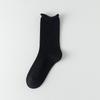 Female Spring and Autumn Pure Cotton Sweat Absorbing Boneless Loose Mouth In The Tube Pile Socks
