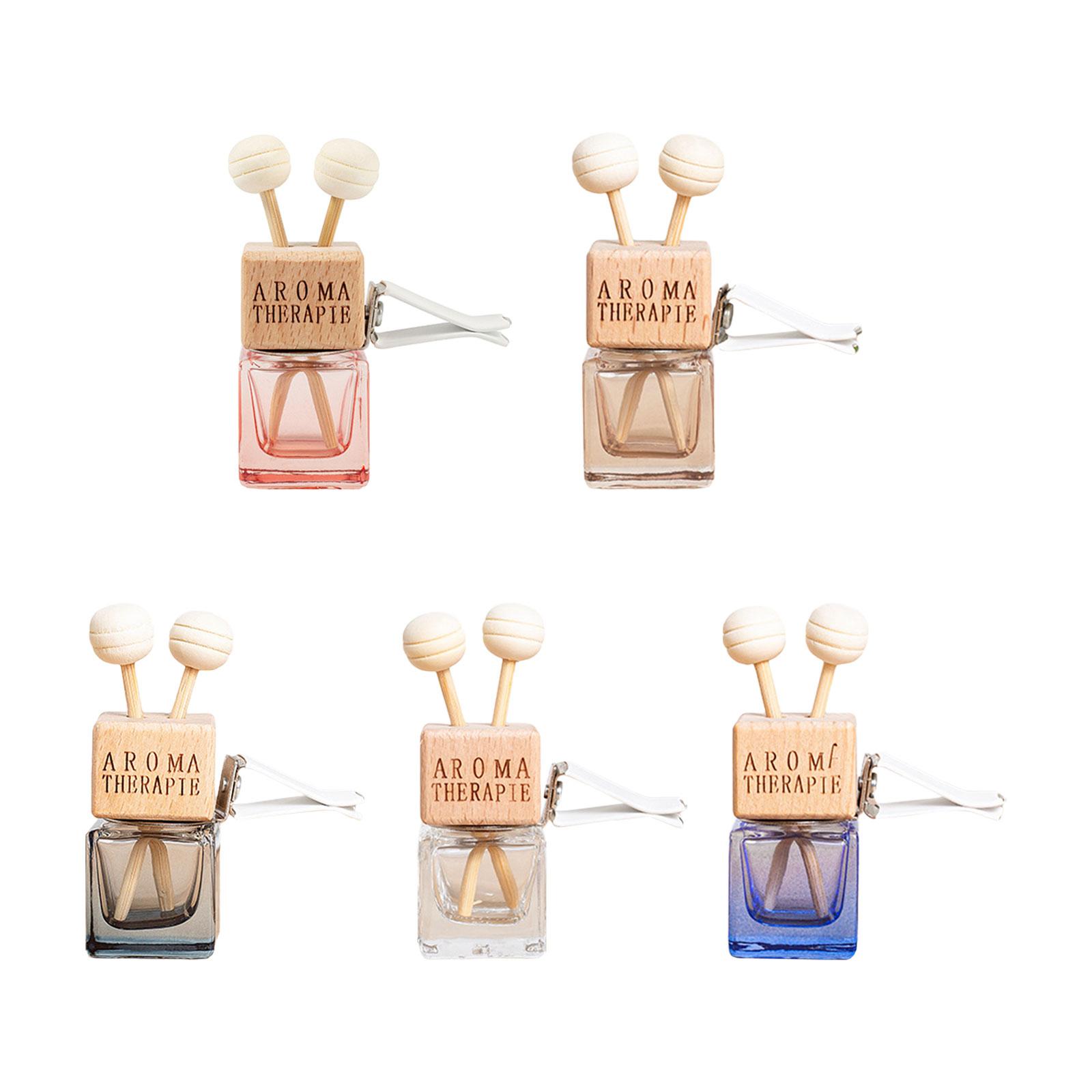 Empty Car Air Vent Clip, Auto Perfume Bottle, Car Air Vent Clips Coffee Color