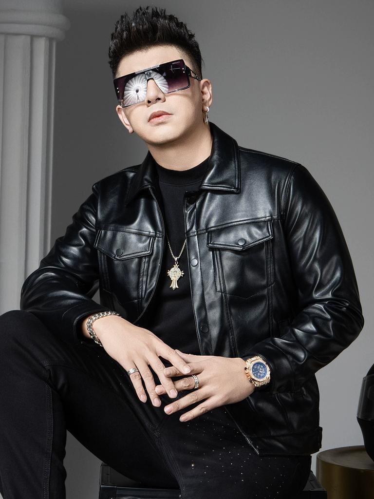 European Trendy Brand Lapel Jacket Men's Leather Jacket 2025 Autumn New Fashion Versatile Stylish Casual Leather Coat