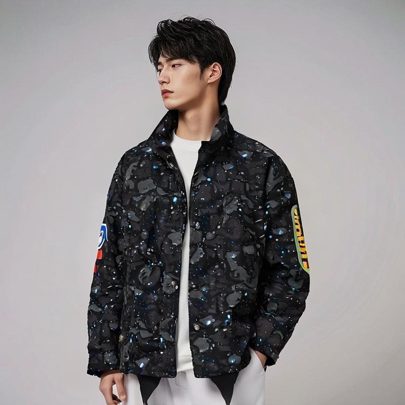 Bape Space Camo Shark M 65 Jacket 0ZXJKM140019H
