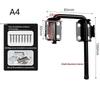 Anti-Theft 90 Degree Gate Latch Lock Stainless Steel Durable Safety Door Latch for Balcony Fence Home Security