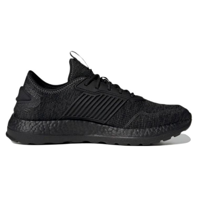 Adidas ZG Boost Comfortable Trendy Fabric Non-Slip Wear-Resistant Breathable Low-Top Casual Running Shoes Unisex Sneakers Black IE4238