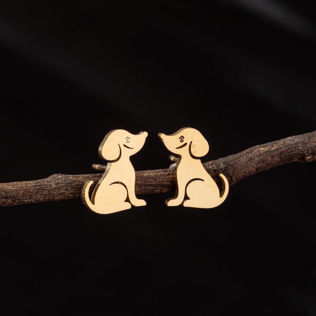 Simple Cute Mini Animal Stud Earrings for Girls