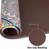Flecken- und Ölbeständiger Küchenteppich Zuhause PVC Leder Teppich Amerikanisch Retro Balkon Bodenmatte Große Fläche Waschbare Rutschfeste Teppiche