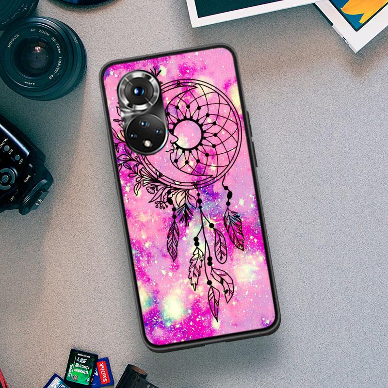 Funda Telefon Tapet Prindător de Vise Colorat Pentru Huawei P Smart 2021 Y5 Y6 Y7 Y9 Honor 50 20 Pro 10 10I 9 9X Y9S 8 8A 8X 8S 7S