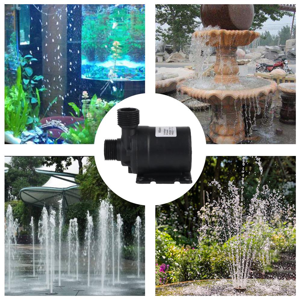 DC 12V Brushless Motor Submersible Water Pump 5M Ultra-quiet Mini 800L/H Garden for Cooling System Fountains Heater Portable