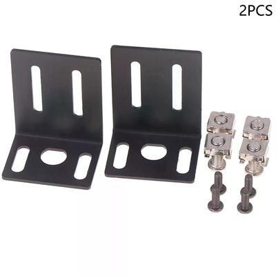 New 1 Set Metal 1U Rack Mount Ear Mounting Jointing With Screw Cap For Frame Box High Qulaity Wireless System Receiver Host