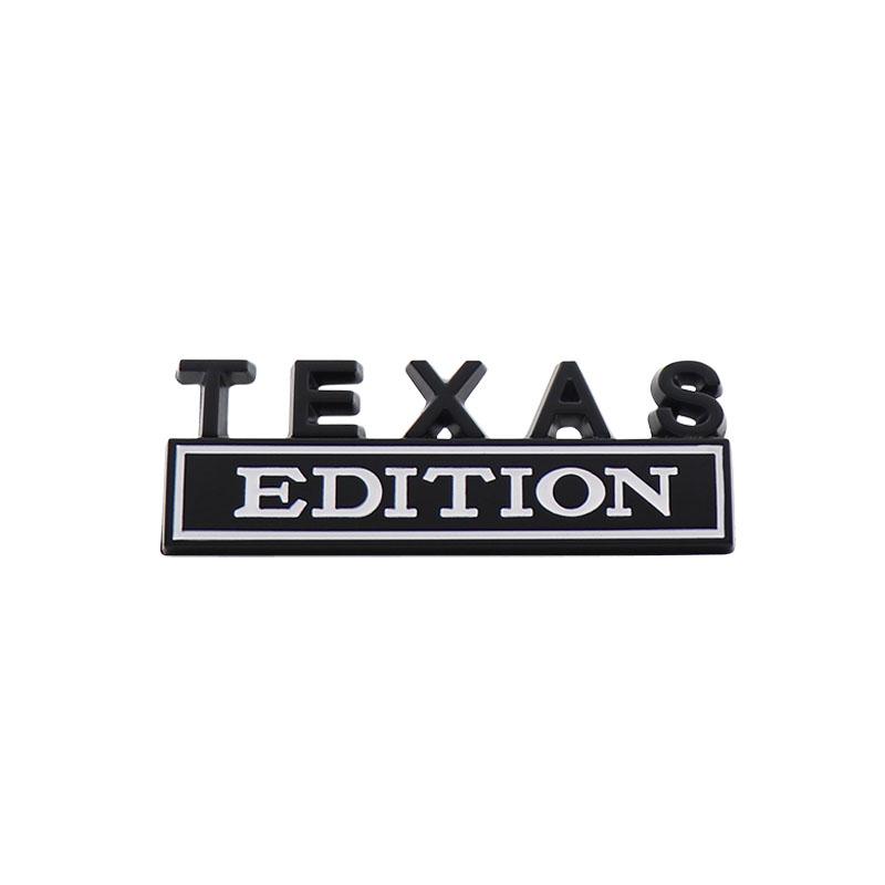 3D Car Styling TEXAS Edition Car Grille Fender Trunk Rear Bonnet Nameplate Decal Emblem Badge Sticker