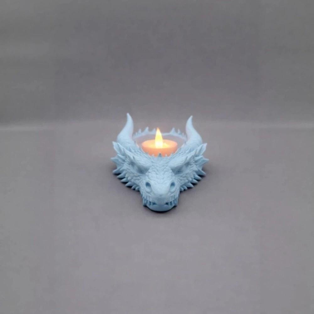 3D Print Dragon Head Storage Tray Funny Dragon Head Ornaments Jewelry Display Holder Living Room