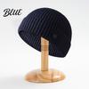 Winter Beanie Hat Beanies Outdoor Women Solid Knitted Men Autumn Warm Color Ribbed Windproof Thick