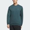 Adidas Go-To Crewneck Sweatshirt Solid Logo Golf Long Sleeve Sweatshirt Men Sweatshirt Arctic-Blue IA2610