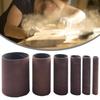 6Pcs Sandpaper 4.5'' Sanding Drum Sleeves Kit Sanding Paper Polishing Wheel 240 Grit 1/2''- 3'' For Plastic Wood Jade Polishing