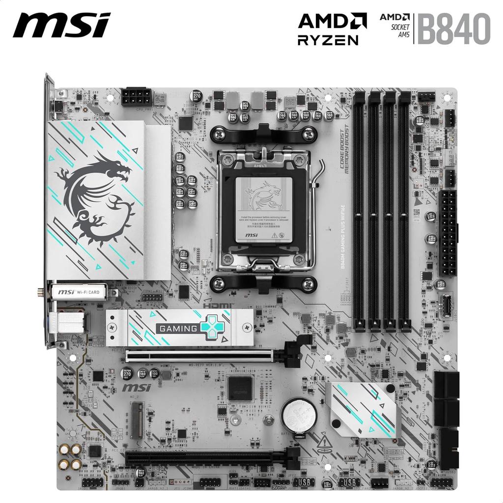 MSI B840M GAMING PLUS WIFI6E Gaming Motherboard MB6805 Micro-ATX