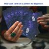 Witch Tarot Cards Deck Hologram Paper English Divination Card Interactive Board GameWitches Tarot