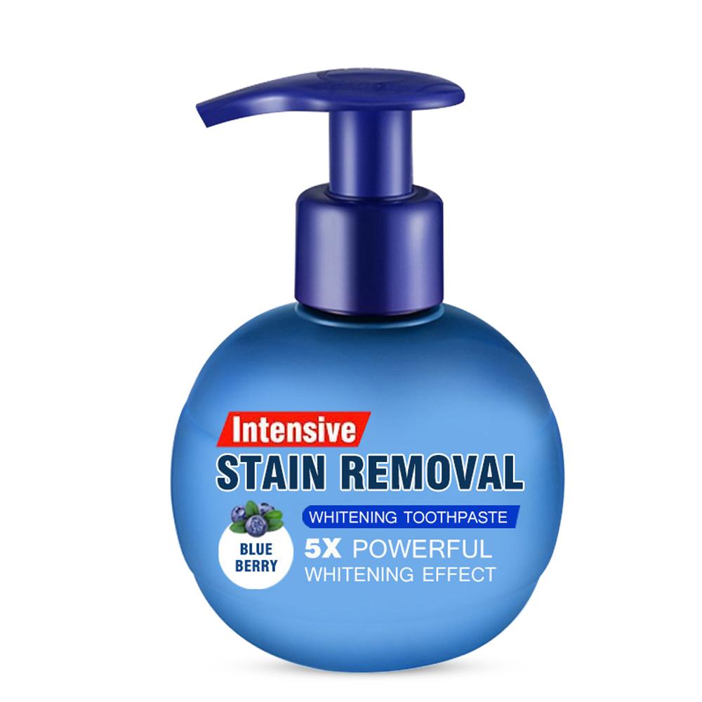 

220 г зубная паста, отбеливающая зубы, удаление пятен, отбеливающая пищевая сода, зубная паста, маракуйя, черника, сода, зубная паста 1PC