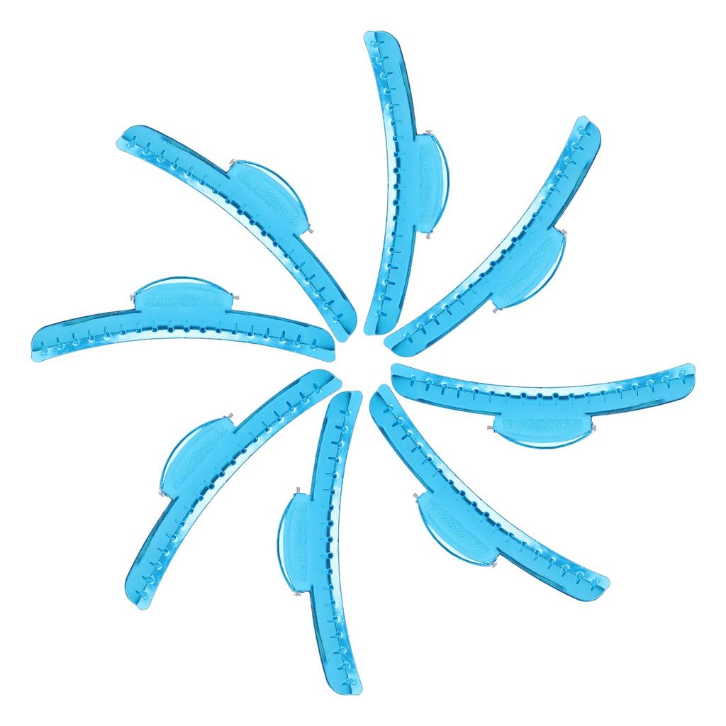 6PCS Vintage Metal Finger Wave Hair Clips Aluminum Hairpin Hairdressing Salon Barber Styling Tool Fixed Hairclips