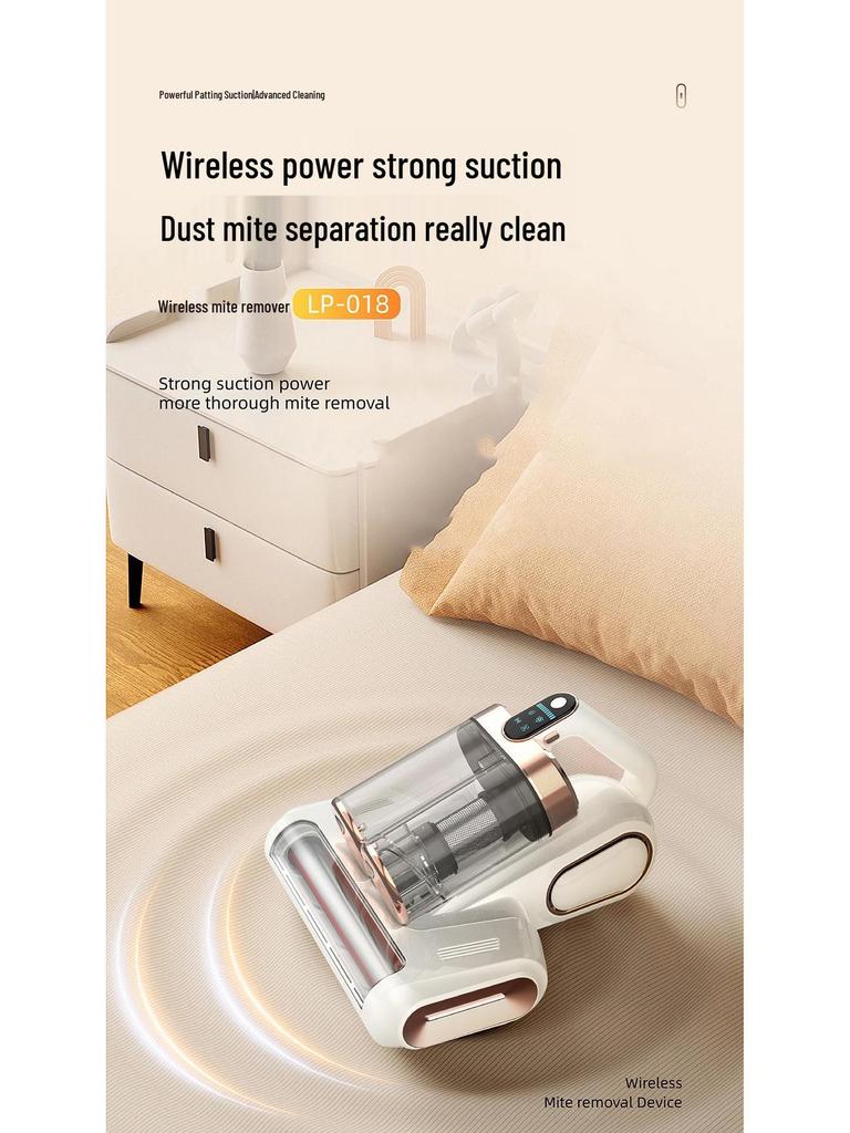 Ultrazvukový vysavač na roztoče s UV sterilizací a dvojitou nádobou na prach