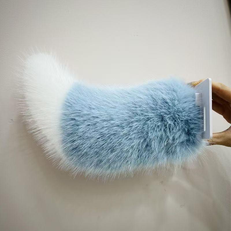 Voice-Activated Swinging Plush Tail - Remote Controlled Car Decoration