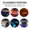 Universal 56cm DC 12V 48 LED RGB Lights Car Scanner Knight Rider Strobe Flash Light Strip With Remote Control Car Accessories