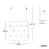 Umbra Door Storage Door ESTIQUE 21004045660 Hook, Hook, Hanger, White,