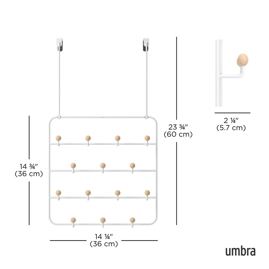 Umbra Door Storage Door ESTIQUE 21004045660 Hook, Hook, Hanger, White,
