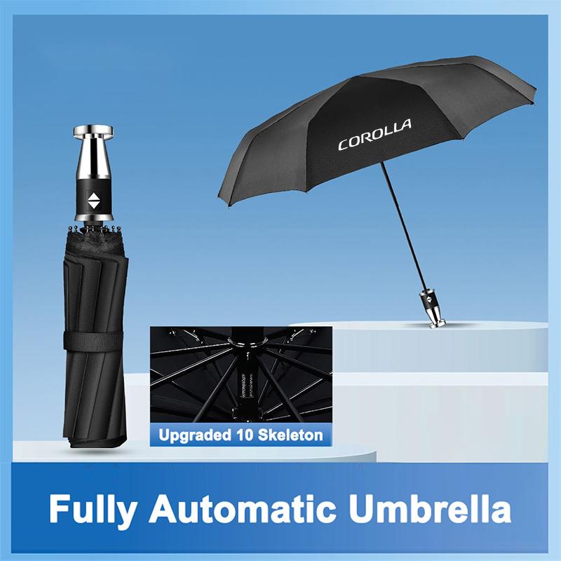 

Car Fully Automatic Folding Umbrella Sunshade For Toyota Corolla Chr Rav4 Yaris Prius Avensis Corolla Camry Interior Accessories