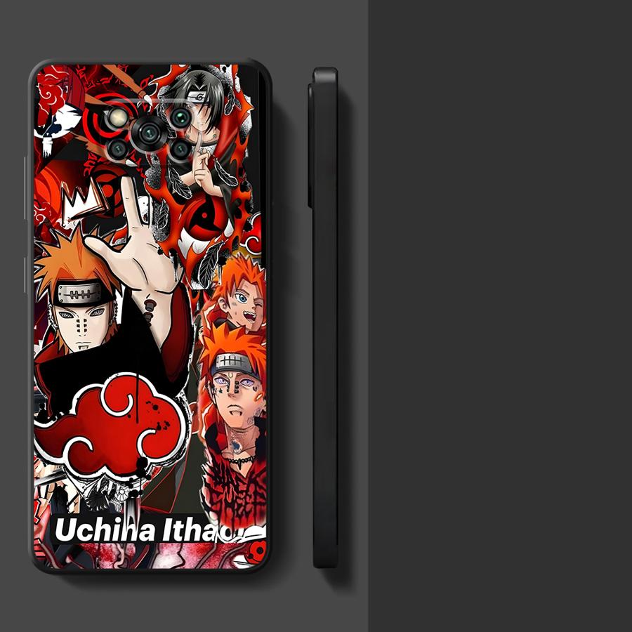 

Uchiha Itachi Anime Black Soft Phone Cover Case for Xiaomi Poco C40 F1 X3 X4 X5 X7 Pro C71 C61 C75 F3 M5 M3 M4 M7 Pro C50 Poco C75