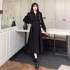 Large Size Women's Clothing, Velvet, Thickened and Thin A-word Sweater Skirt, Autumn and Winter Fat Mm French Temperament Versatile Long Dress