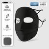 Soft Ice Silk Face Guard, Full Face Protection Face Shield, Breathable Holes Facekini with Elastic Ear Loop for Outdoor Activities Eye Forehead Neck
