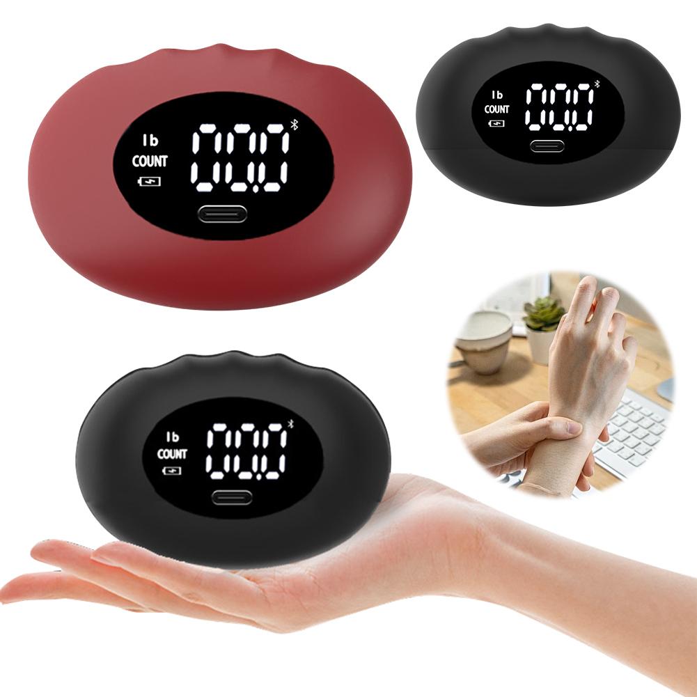 Grip Strength Tester Rechargeable Digital Grip Strength Trainer 396.8Lbs Hand Grip Exerciser LED Display for Forearm Finger