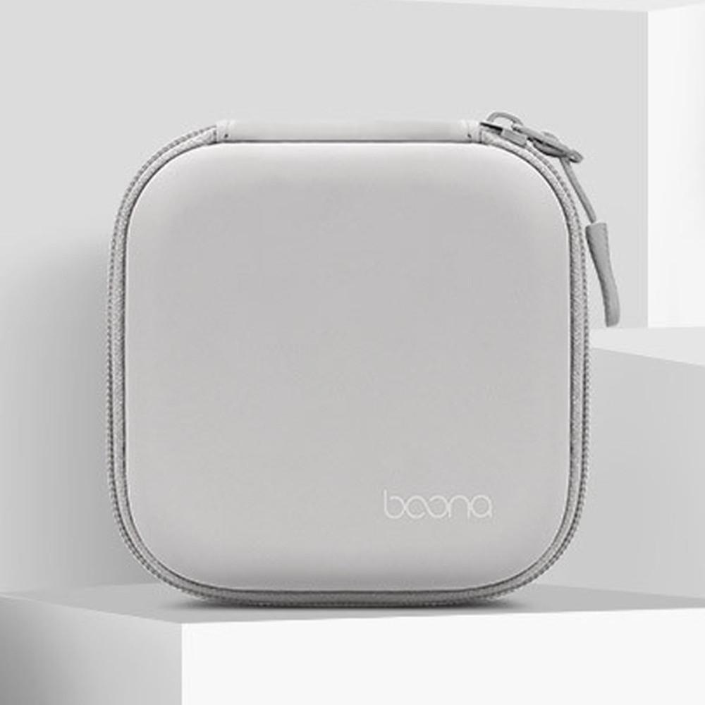 Hard Shell Digital Gadget Case Elastic Straps Earphone Storage Box  Data Cable Bag