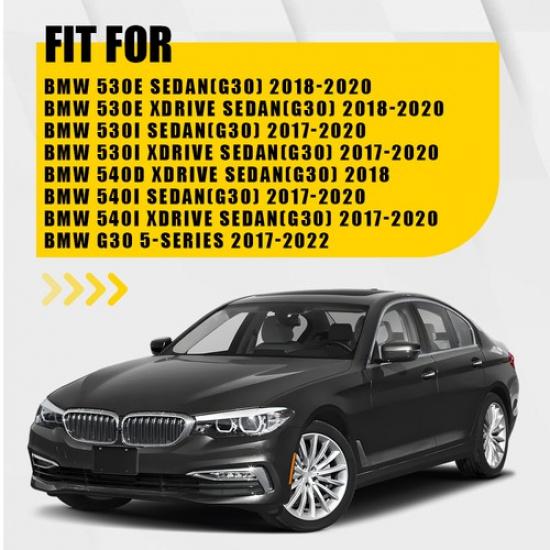 Carbon Fiber Side Fender Air Duct Vent Trims For BMW 530e Sedan G30 2018- 2x