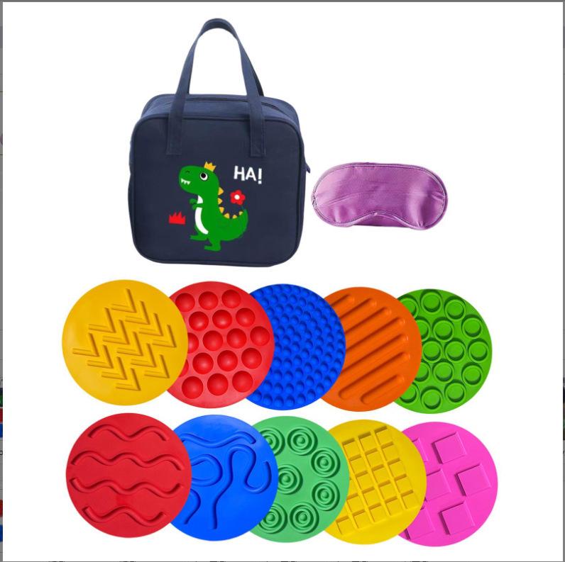 River Crossing Sensory Integration Game Pad: Early Education & Tactile Training Toy for Children