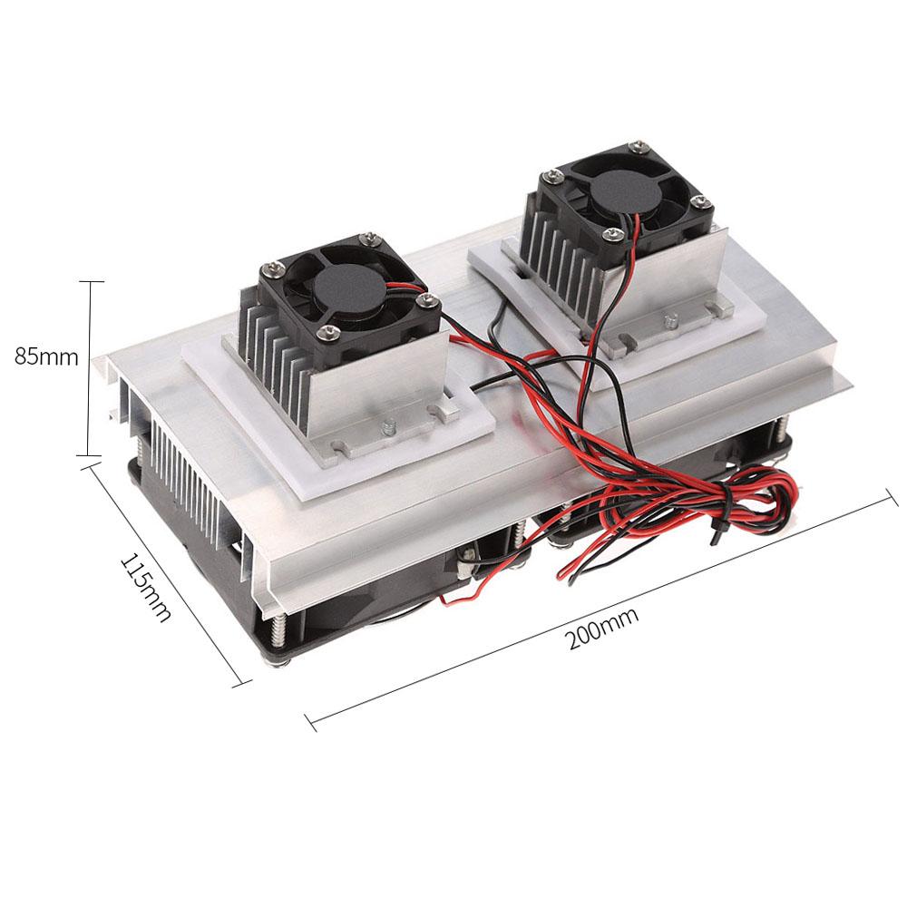 Thermoelektrisches Peltier-Kühlsystem Kühlungssystem-Kit Thermoelektrischer Peltier-Kühler Halbleiter-Kühlsystem Halbleiterkühler Großer Kühler