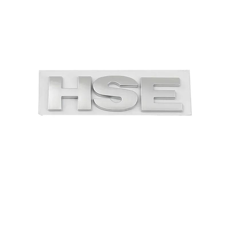 3D ABS HSE V8 Letters Rear Trunk Fender Badge Emblem Decals Sticker For Land Range Rover Sport Vogue Discovery 4 Car Accessories