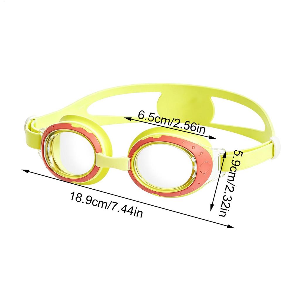 Youth Swimming Glasses Silicone Wide Clear Anti-Fogging Eye Protection Swimming Glasses For Age 3-12 Girls Boys Competition