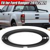 Black Rear Tailgate Logo Badge Frame Ring Cover Trim For Ford Ranger 2015-22
